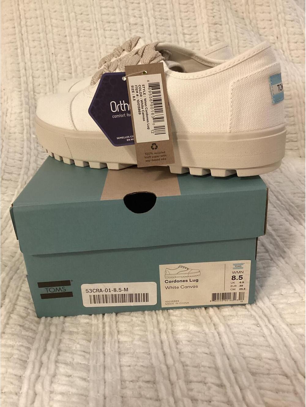 Toms Cordones Lugs women’s 8.5 Rare Hard To Find